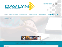 Tablet Screenshot of davlynfinancial.com